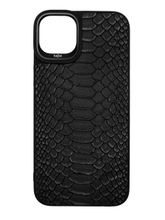 Чохол Kajsa Snake Pattern для iPhone 14 Plus/15 Plus black