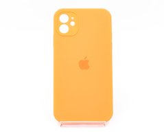 Силіконовий чохол Full Cover Square для iPhone 11 apricot Full Camera