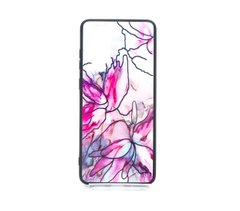 Накладка Marble UV для Samsung S20+ pink