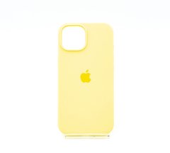 Силіконовий чохол Full Cover для iPhone 15 new yellow