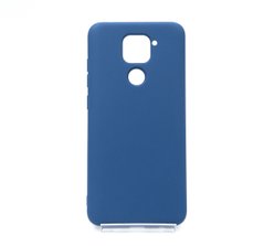 Силіконовий чохол Full Cover для Xiaomi Redmi Note 9 dark blue без logo