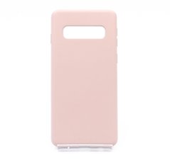 Силиконовый чехол Full Cover для Samsung S10 pink sand без logo