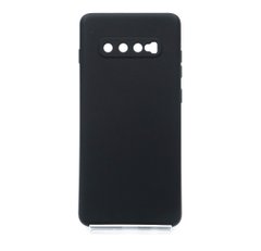 Силиконовый чехол Full Cover для Samsung S10+ black Full Camera без logo