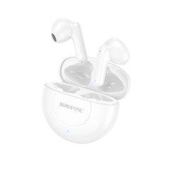 Bluetooth стерео гарнітура Borofone BE54 Rejoice TWS white