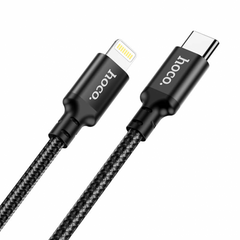 USB кабель Hoco X14 Double Speed PD 20W Type-C to Lightning black