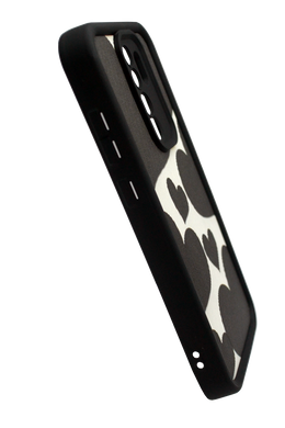 Чехол WAVE Artfull для Xiaomi Redmi Note 8 Pro black hearts Full Camera