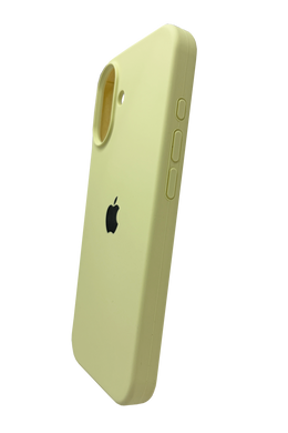 Силіконовий чохол Full Cover для iPhone 17 mellow yellow