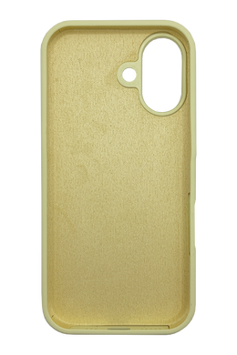 Силіконовий чохол Full Cover для iPhone 17 mellow yellow