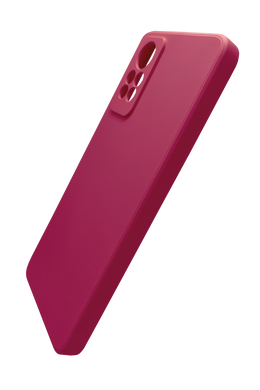 Силіконовий чохол Full Cover для Xiaomi Redmi Note 12Pro 4G rose red Full camera без logo