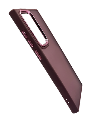 Чохол TPU Space II Color Matte для Samsung S23 Ultra bordo