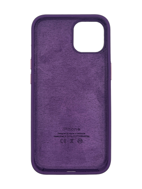 Силиконовый чехол Metal Frame and Buttons для iPhone 14 purple