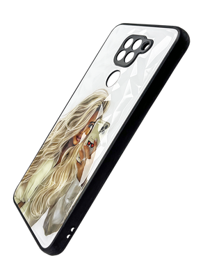 TPU+PC чохол Prisma Ladies для Xiaomi Redmi Note 9/Redmi 10X girl with phone Full Camera