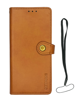 Чохол-книжка шкіра для Xiaomi Redmi Note 12 Turbo/Poco F5 brown Getman Gallant PU