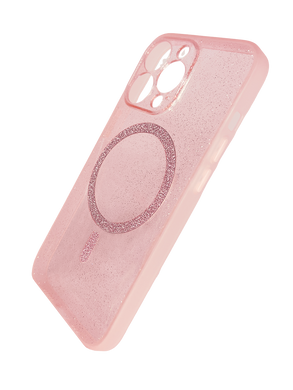 Чохол Sequins Case для iPhone 13 Pro with MagSafe pink (блискітки)