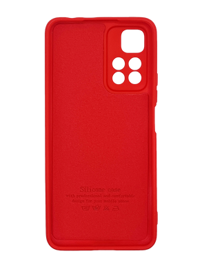 Силіконовий чохол Full Cover для Xiaomi Redmi Note 11 Pro+ red Full Camera без logo