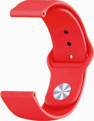 Ремінець Silicone 22mm red