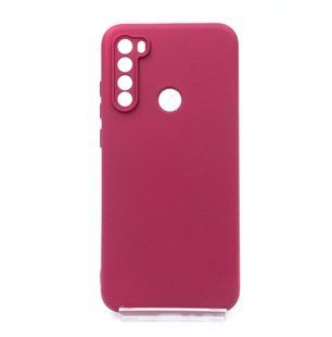 Силіконовий чохол Full Cover для Xiaomi Redmi Note 8T marsala Full Camera без logo