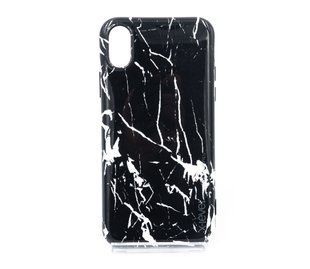 Чехол накладка X-Level Marble для iPhone X black