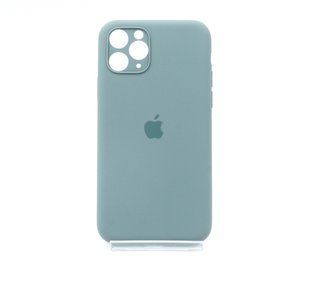 Силіконовий чохол Full Cover для iPhone 11 Pro grey green (pine green) Fulll Camera