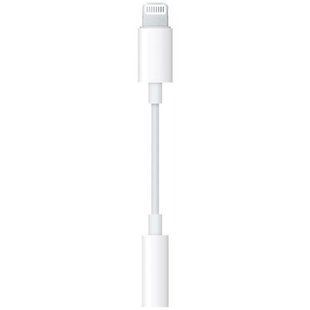 Переходник Lightning to 3.5 mm Headphone Jack Адаптер white only music