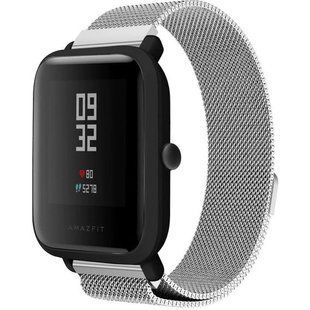 Ремешок Universal Milanese Loop 20mm silver