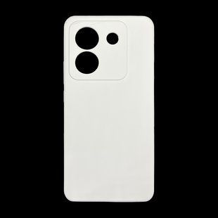 Силіконовий чохол Full Cover Lakshmi для Xiaomi Poco M7 Pro 5G white (AAA)Full Camera без logo