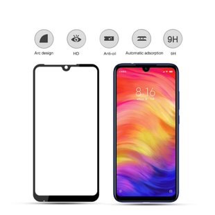 Захисне 10D скло Full Glue для Xiaomi Redmi Note 7 black SP