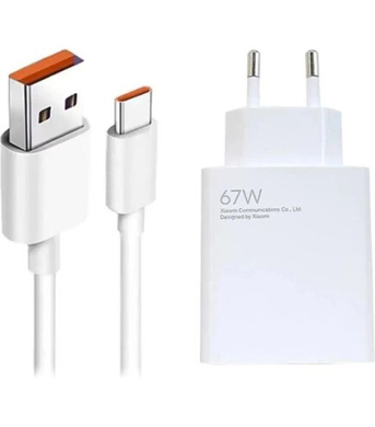 Сетевое зарядное устройство PD Xiaomi 67W+Type-C ORIGINAL white
