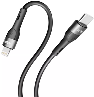 Кабель YOKI EXTRA YK-EX11 Type-C to Lightning 30W 2m black