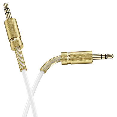 AUX кабель Hoco UPA31 Cindy spring 3m white