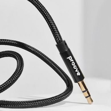 AUX кабель Proove Weft 1m black