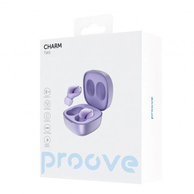 Навушники бездротові Proove Charm TWS purple