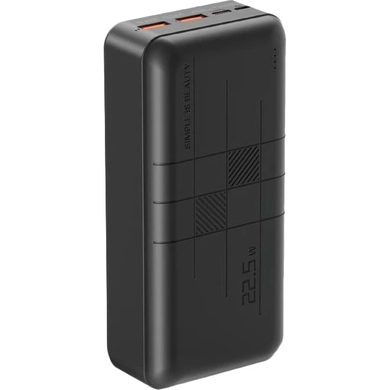 Power Bank XO PR189 PD20W+QC22.5W 30000 mAh black