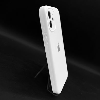 Силіконовий чохол Full Cover для iPhone 12 white Full Camera