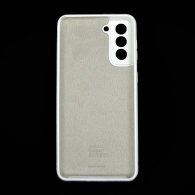 Силіконовий чохол Full Cover для Samsung S21+ white Full Camera