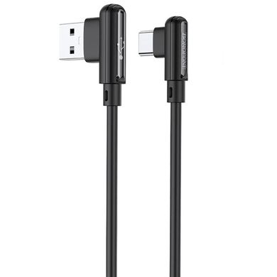 USB кабель Borofone BX58 Lucky Type-C 3A/1m black