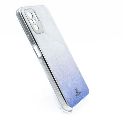 Чохол TPU+Glass для Xiaomi Redmi Note10 blue Swarovski Full Camera