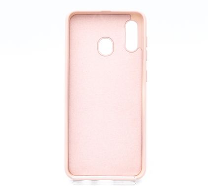 Силіконовий чохол Full Cover для Samsung A20/A30 pink sand без logo
