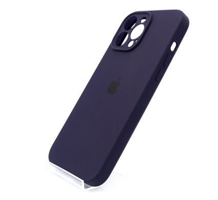Силіконовий чохол Full Cover для iPhone 13 Pro Max elderberry Full Camera