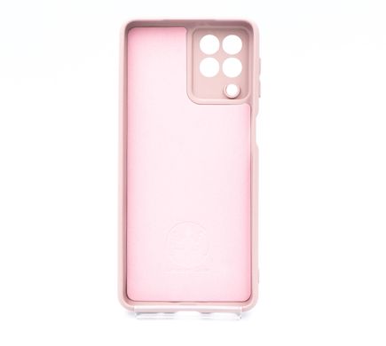 Силиконовый чехол Full Cover для Samsung M53 5G pink sand Full Camera без logo