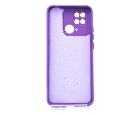 Силіконовий чохол Full Cover для Xiaomi Redmi 10C purple Full Camera без logo
