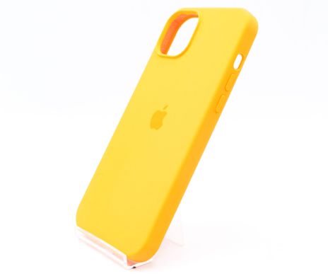 Силіконовий чохол Full Cover для iPhone 15 Plus kumquat