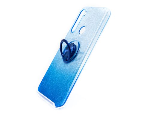 Силіконовий чохол SP Shine для Xiaomi Redmi Note 8T blue ring for magnet
