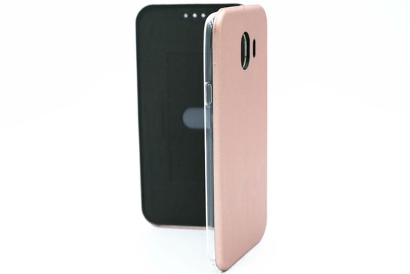 Чехол книжка Original кожа для Samsung J4 2018 rose gold