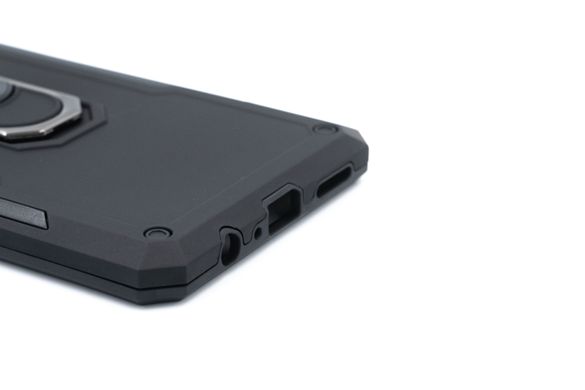 Чехол Serge Ring for Magnet для Samsung A20S black противоударный с магнит держателем