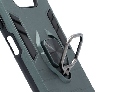 Чохол SP Transformer Ring for Magnet для Xiaomi Poco X3 green протиударний