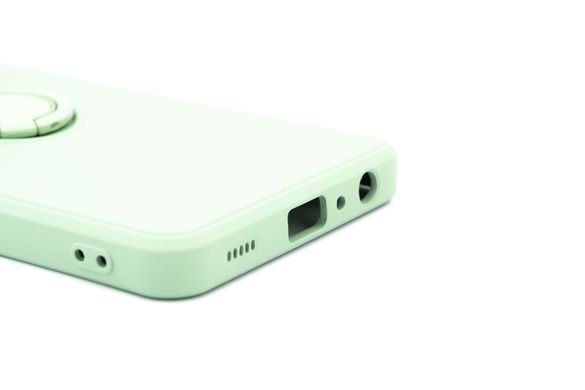 Чехол (TPU) Candy Ring для Samsung A32 4G green Full Camera