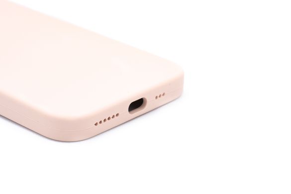 Силіконовий чохол Full Cover Square для iPhone X/XS pink sand Full Camera