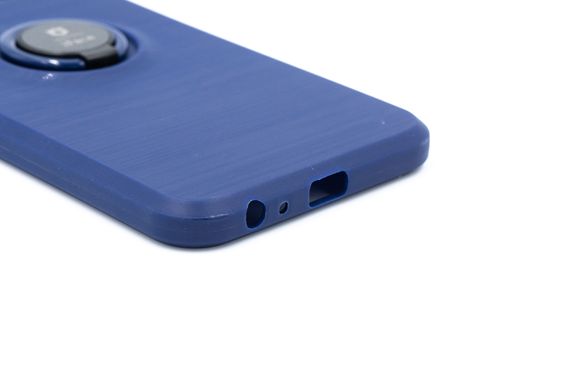 Силіконовий чохол iFace з кільцем Samsung J4 Plus (2018)/J415 blue