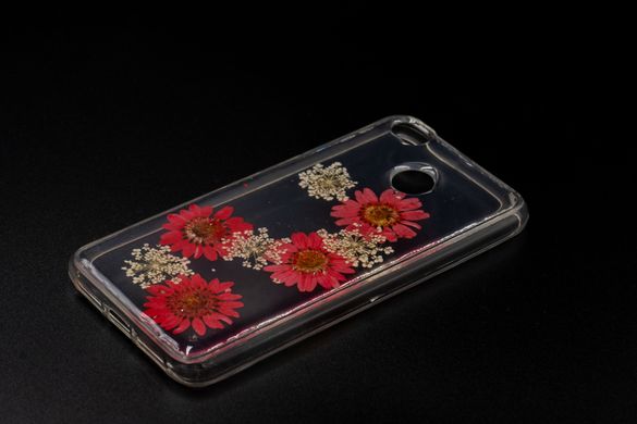 Силиконовый чехол Natural Flowers для Xiaomi Redmi 4X